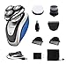 Hatteker Electric Shaver Razor Dry Wet Beard Trimmer for men 5 in 1 Trimmer Grooming Kit Bald Head Nose Hair Trimmer Facial Cleansing Brush Waterproof USB Rechargeable Cordless