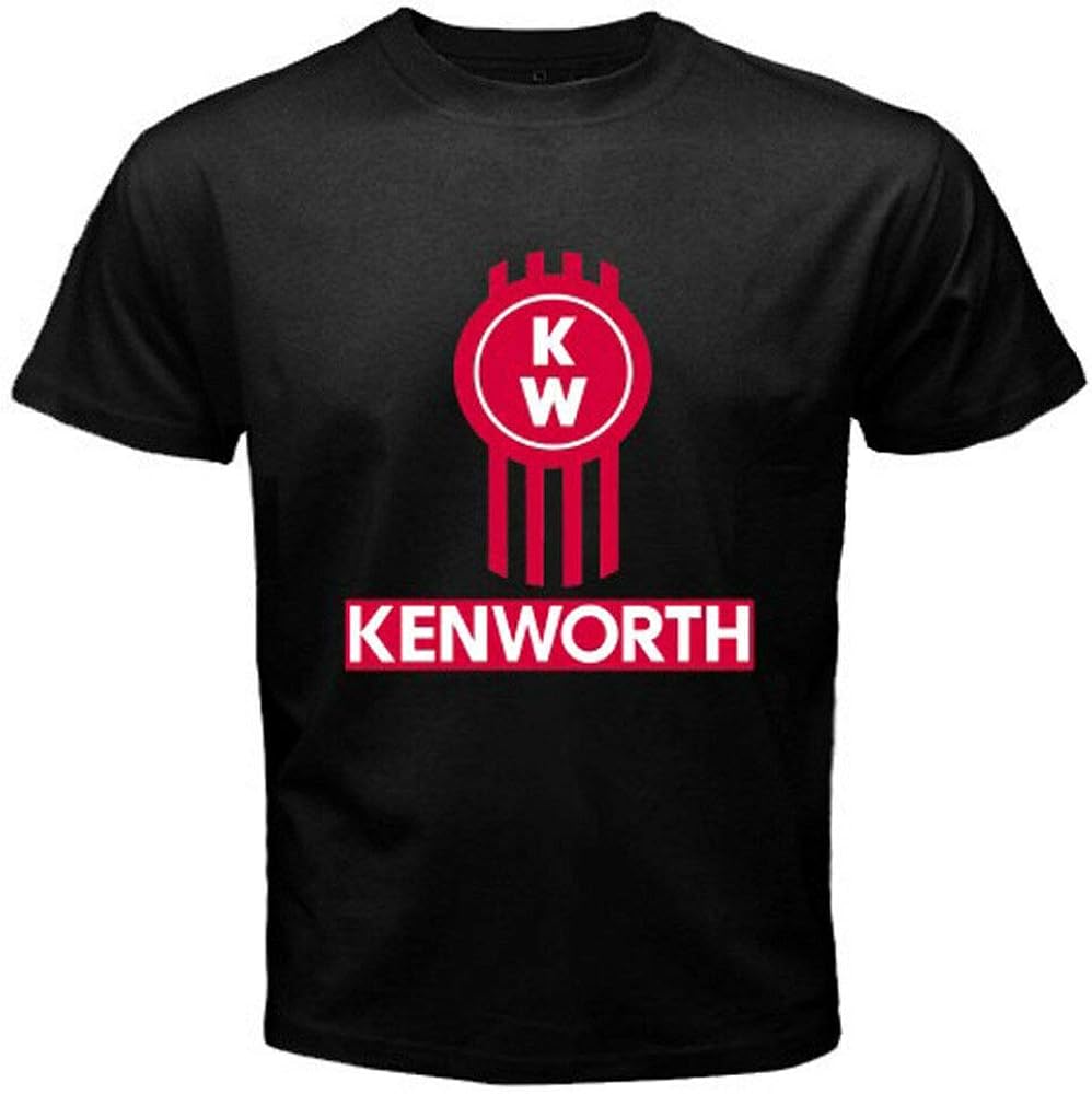 New Kenworth Trucks Kw Racing Logo Men’S Black TShirt Size S to 3XL