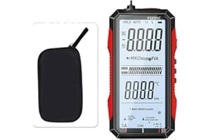 Digital Multimeter with True RMS, USB-C Rechargeable 6000 Count for AC/DC Voltage Current Capacitance Resistance Frequency NC
