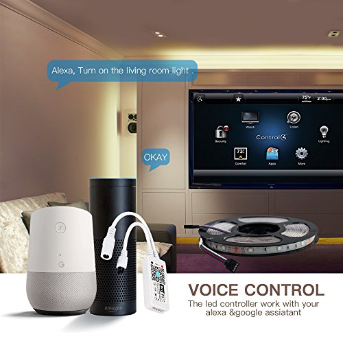 image for MagicLight WiFi LED Light Strip, Comes with 12V UL Listed Transformer 