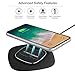 Ceppekyy Wireless Charger, Qi Certified 10W Ultra Slim Wireless Charging Station for All Qi Enabled Phones/Device - Standard for iPhone X / iPhone 8 / 8 Plus, Fast-Charging for Samsung Galaxy S8 / S8+