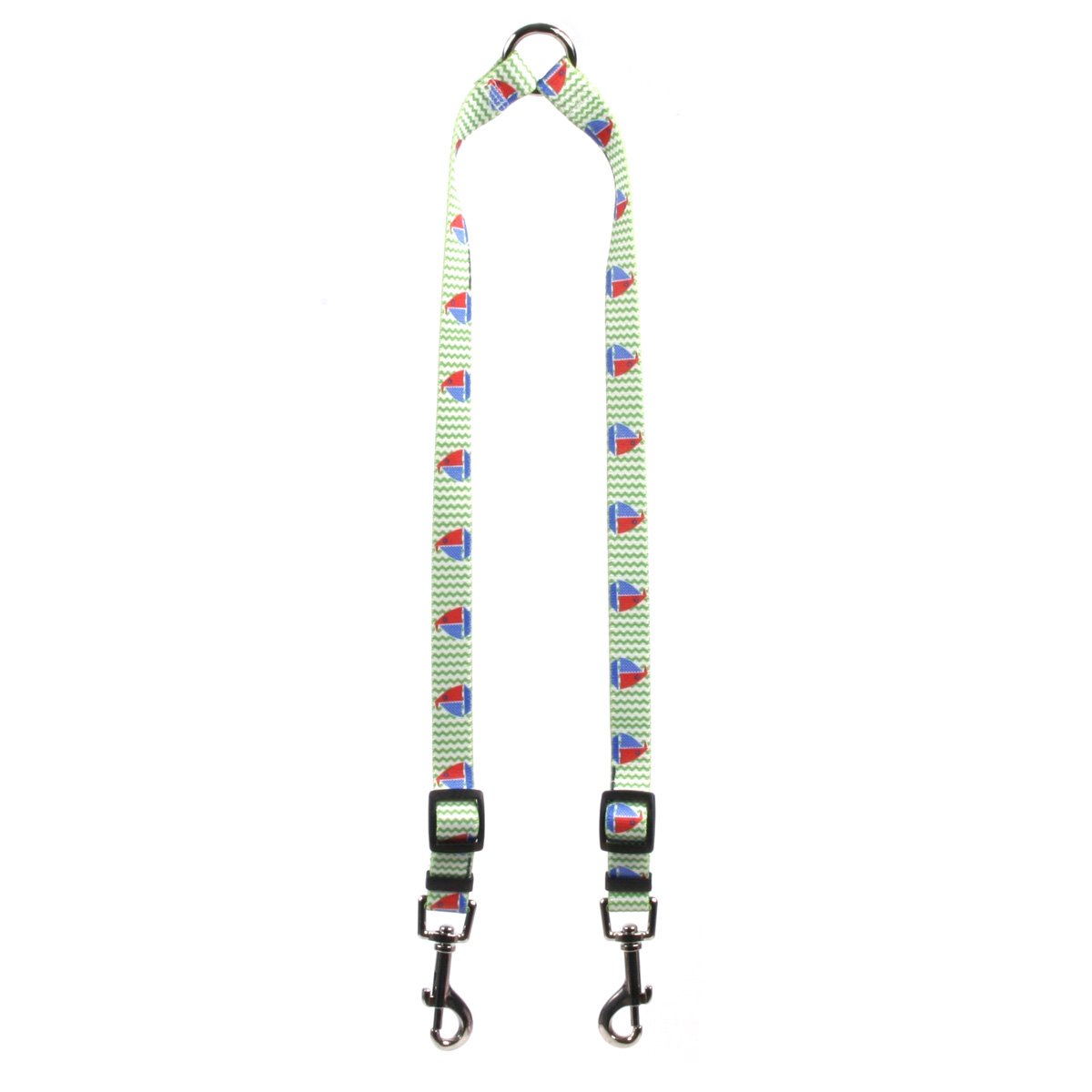 Yellow Dog Design Toy Boats Coupler Dog Leash-Size Medium-3/4 inch Wide and 12 to 20 inches long