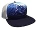 45 Supply Co. Classic Trucker Hat Mesh Back Flat Visor (Everest Design: Blue, White)