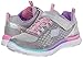 Skechers Kids Skech Appeal Align Strap Sneaker (Little Kid/Big Kid),Silver/Multi,10.5 M US Little Kid