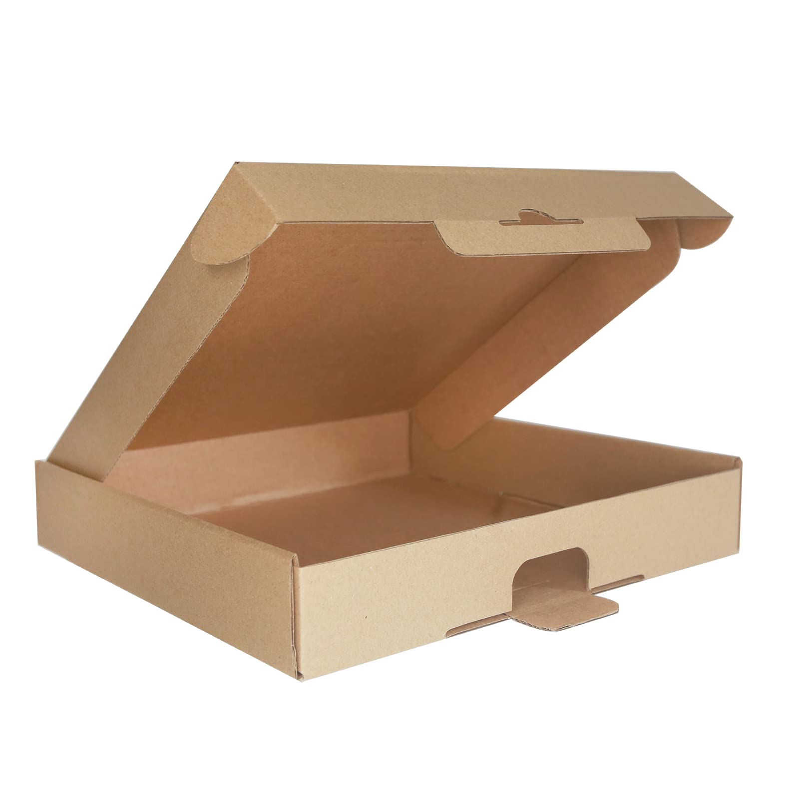 PACK4YA 270×270×45mm Small Parcel Postal Boxes Royal Mail PiP Corrugated Cardboard Boxes for Posting, Brown Square Mailing Postage Shipping Boxes for Small Business or Gift (10 Pieces)