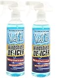 Melt it! Windshield De-Froster and De-Icer. Instantly Melts ice and Frost in Seconds for windshields, Windows, Mirrors, Key Locks, latches and More. No Scraping or Chipping. 17fl oz. (Two - 17oz)