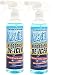 Melt it! Windshield De-Froster and De-Icer. Instantly Melts ice and Frost in Seconds for windshields, Windows, Mirrors, Key Locks, latches and More. No Scraping or Chipping. 17fl oz. (Two - 17oz)