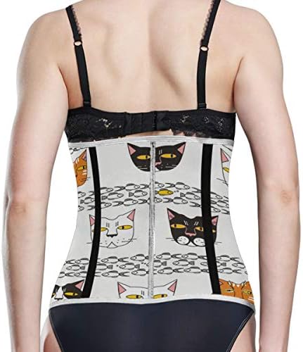 ウエストニッパー コルセット 猫 魚 レディース ダイエット女性用 ニッパーコルセット 補正下着 猫背矯正 シェイプアップベルト ボディシェイパー 腰痛サポーター お腹引き締め 産後ガードル 通気 バストアップ B086s29gz2 1 446円 人気海外一番 100 品質保証 全品