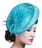 Party Fascinator Hair Clip Pillbox Hat Cocktail Kentucky Derby Hat for Ladies