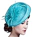 Fascigirl Party Fascinator Hair Clip Pillbox Hat Cocktail Kentucky Derby Hat for Ladies