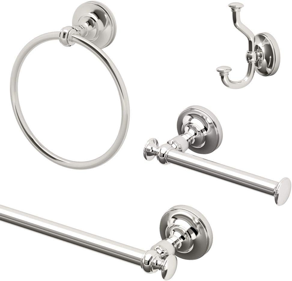 Gatco Ka Tav 4 Pn Tavern 4 Piece Bathroom Accessory Kit Polished Nickel Amazon Com