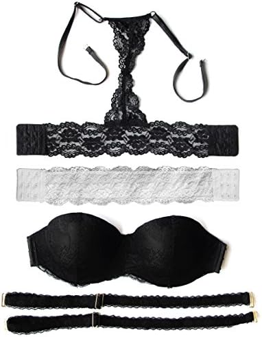 Lace Bombshell Convertible Bra with Interchangeable Straps