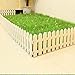CHICIEVE 4 pcs 11.8x19.7inch White Plastic Picket Fence Christmas Xmas Tree Wedding Party Decoration Indoor Garden Border and Dog Cat Christmas Tree Protector (78.7 Inch in Total)