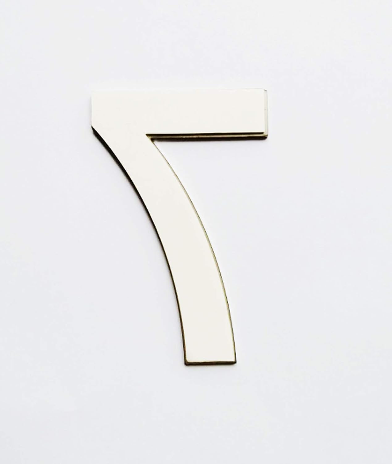 nanlyiau house numbers height 7.5cm Used for mailbox door house street made of solid Stainless Steel SUS304 adhesive(3in number 1) - Image 3