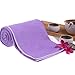 Yoga Mat Towel - Non Slip - Sweat Absorbent - Soft Microfiber Towels - for Hot Yoga, Pilates, Mat (Purple, 1 Mat Towel 24