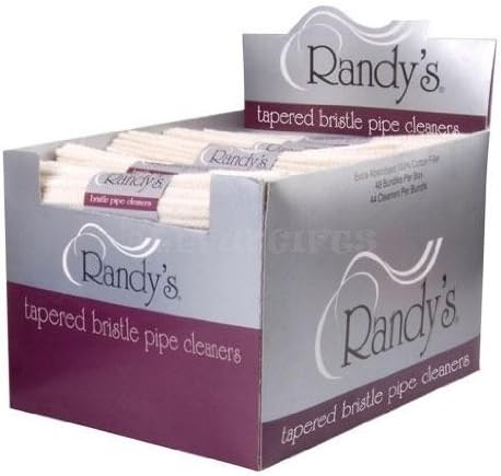#CP35 48pk Randy's Tapered Bristle Pipe Cleaners Display--48 pipe cleaners per 74gbm090gaun pack smoking 4glban57 smoke tobacco cigar pipe hookah