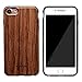 iPhone 7 8 Soft Wood Case, NeWisdom [Knock on Wood] Unique Stylish Slim Rubberized Wooden Case for Apple iPhone7 iphone8 – Sandalwood