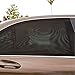 Premium Rear Window Sun Shade Plus Two (2) ShadeSox Universal Fit Car Window Baby Sun Shades! | Universal Baby Sun Shade Travel Kit Bundle (3 Piece) for Cars and SUV's | Travel eBook Included!