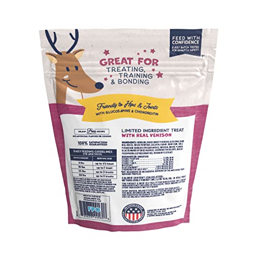 NATURAL BALANCE LIMITED INGREDIENT REWARDS JUMPIN’ STIX, GRAIN-FREE DOG TREATS FOR ADULT DOGS OF ALL BREEDS, VENISON RECIPE, 10 OUNCE (PACK OF 1)