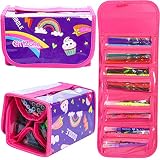 GirlZone: Arts and Crafts Fruit Scented Markers and Pencil Case For Girls