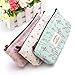 Countryside Flower Floral Pencil Pen Case Cosmetic Makeup Bag