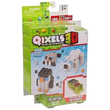 Beads Qixels 3d Arctic Wild 3d Refill Pack Arts Crafts Beads