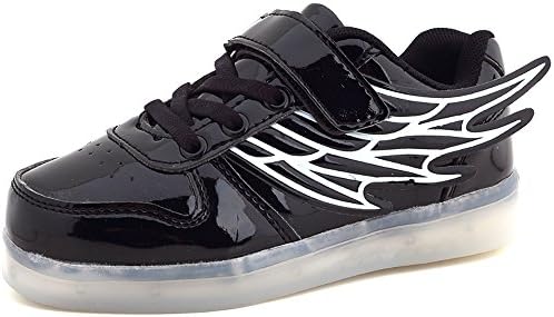 Toddler Little/Big Kid Boy Girl USB Flashing LED Light Shoes Sneaker