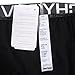 David Archy Men's 4 Pack Classic Series Cotton Pouch Trunk(L, Black)