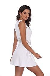 PCGAGA Women's Tennis Dress with Separate Shorts
