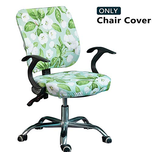 Melaluxe Computer Office Chair Cover - Protective & Stretchable Universal Chair Covers Stretch Rotating Chair Slipcover
