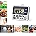 Countdown Kitchen Timer Clock Alarm - AIMILAR 4 Event Digital Count Up Down Stopwatch Timer with Alarm for Classroom Cooking Kids Teachers Magnetic with Alarm