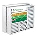 2 - 20x25x5 Honeywell FC100A1037 Pleated AC Furnace Air Filters. AFB Gold MERV 11.