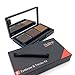 Ucanbe 3 Colours Waterproof Eyebrow Powder/Shadow Palette with Double Sided Brush,#2