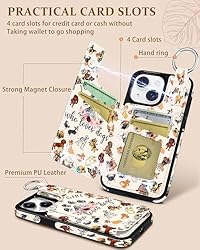 Lotadilo for iPhone 15 Plus Wallet Case with Card