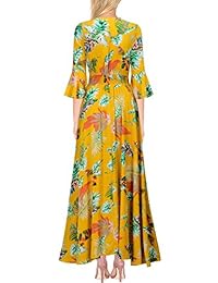 Miusol Flare Floral 2 3 - Vestido largo de verano para mujer