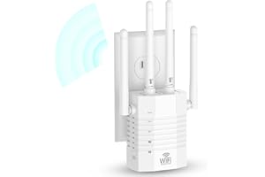 AOOEPU WiFi Extender, WiFi Extender Signal Booster, WiFi Booster, WiFi Range Extender, WiFi Repeater, Covers Up to 12880 Sq.ft and 105 Devices, WiFi Extenders Signal Booster for Home, Internet Router