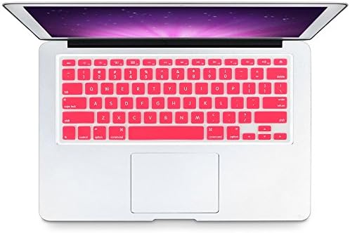 LZL Life Keyboard Protector, Cover for Macbook Pro 13-inch，15-inch (with or without Retina Display) iMac and Macbook Air 13-inch (with or without Retina Display) (Pink)