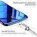 Wireless Charger iPhone X Case, FLOVEME Luxury Slim Fit Gradual Colorful Gradient Change Color Ultra Thin Lightweight Electroplating Bumper Anti-Drop Clear Hard Back Cover Holder, Transparent Blue