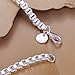 NYKKOLA New Fashion Beautiful 925 Silver Classic Hand Chian Bracelet Bangle