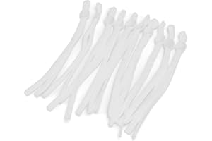 GOWENIC Mask Elastic Cord, 200pcs Sewing Comfortable Ear Hanging, Adjustable Buckle, Stretchy Earloop Lanyard for Making DIY Craft Mask Ear (Flat)