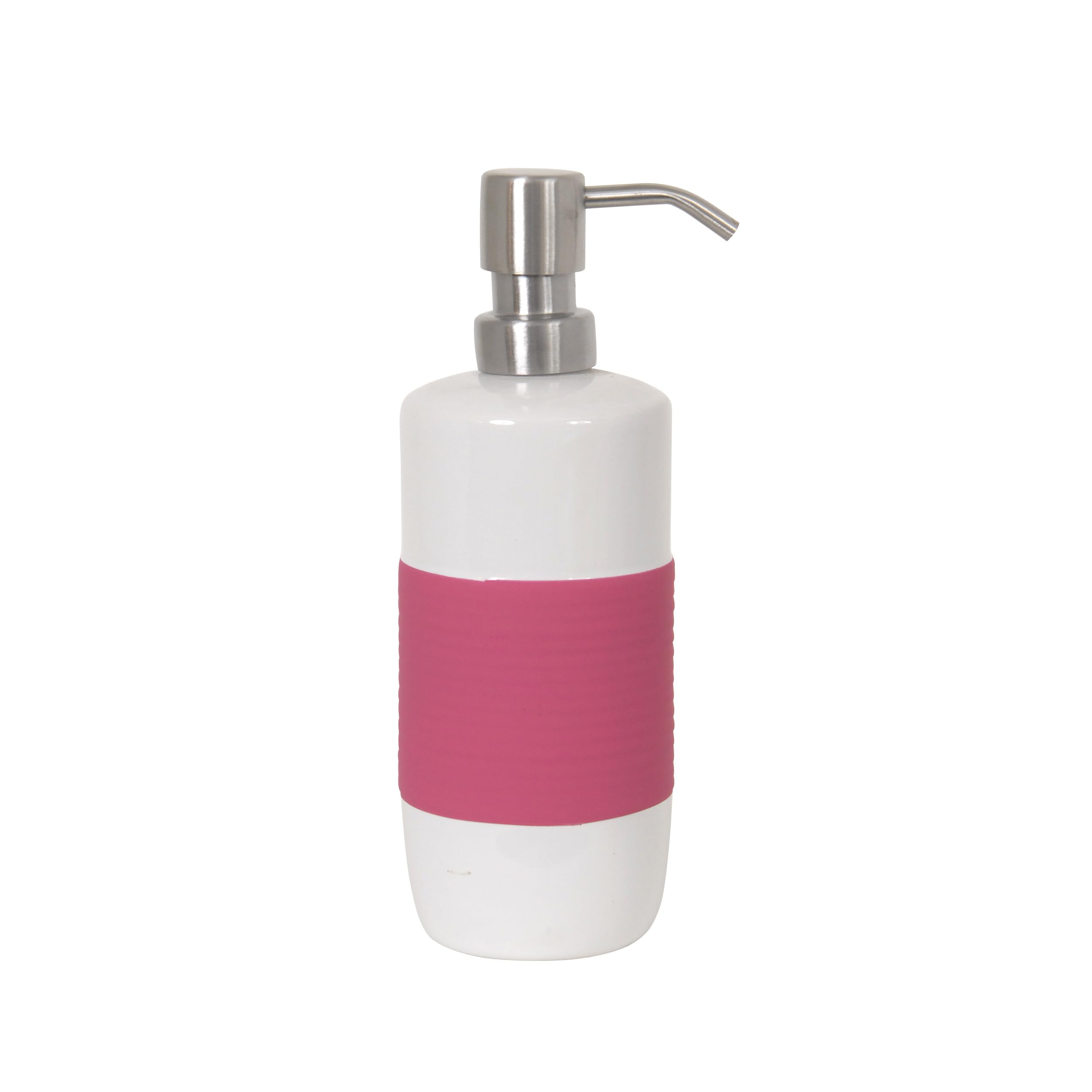MSV Ceramic Moorea Soap Dispenser, Pink