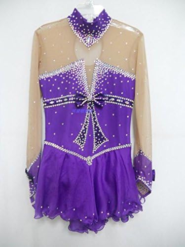 Fashion Custom Figure Ice Skating Competition Dress For Girls With Crystals A2071
