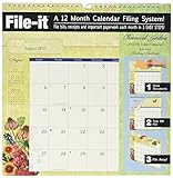 Botanical Gardens File-It 2017 Calendar by