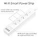 WiFi Smart Power Strip Socket AISIRER Surge Protector Outlet 4 USB Charging Ports and 4 Smart AC Plugs, APP Remote Control, Voice Controlled by Alexa Echo Dot and Google Home, 6ft Extension Cord