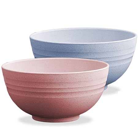 DMZXNWAI Inicio Anti-caída tazón Estudiante 6 Pulgadas Gran Trigo ...