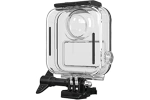 HONETEEK Waterproof Case for Go Pro Max 360 Action Camerawith Touchscreen, Protective Underwater Dive Shell with Bracket for GoPro MAX 360 Action Camera Accessories Kit