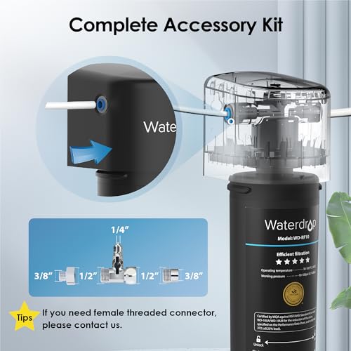 Waterdrop 10UB Under Sink Water Filter System, Reduces PFAS, PFOA/PFOS