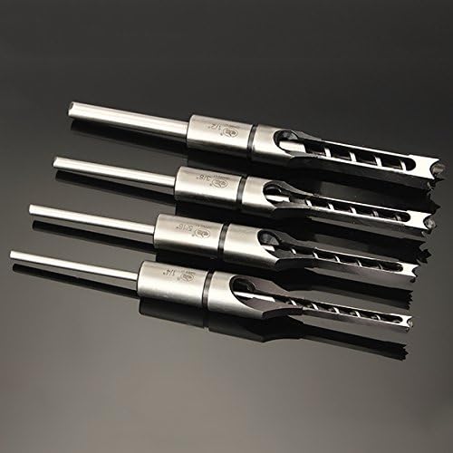 EsportsMJJ 6.35/7.94/9.5/12.7mm Woodworking Square Hole Drill Bit Mortising Chisel 1/4 to 1/2 Inch - 1/2 - Image 3