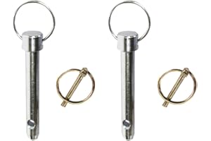 Blue Ox bx88219 1/2" self-retaining Pins - Pair,SILVER