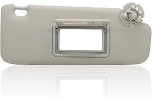 CRAZYPARTS Passenger Right Sun Visor Compatible with Chevy Cruze 2011-2019 Replaces# 95034256 95034253 84126667 84126658 Color Grey